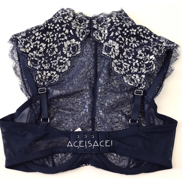 NWT*Dream Angels Unlined Demi High Neck Bra - Picture 2 of 4